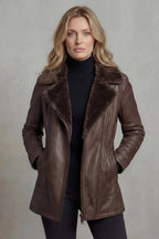 Women's Shearling Lined Brown