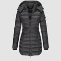 Women's Mid-Thigh Quilted Hooded