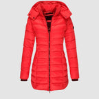 Women's Mid-Thigh Quilted Hooded