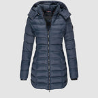 Women's Mid-Thigh Quilted Hooded