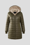 Women's Hooded Zip Front Lined