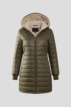 Women's Hooded Zip Front Lined
