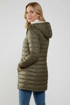 Women's Hooded Zip Front Lined