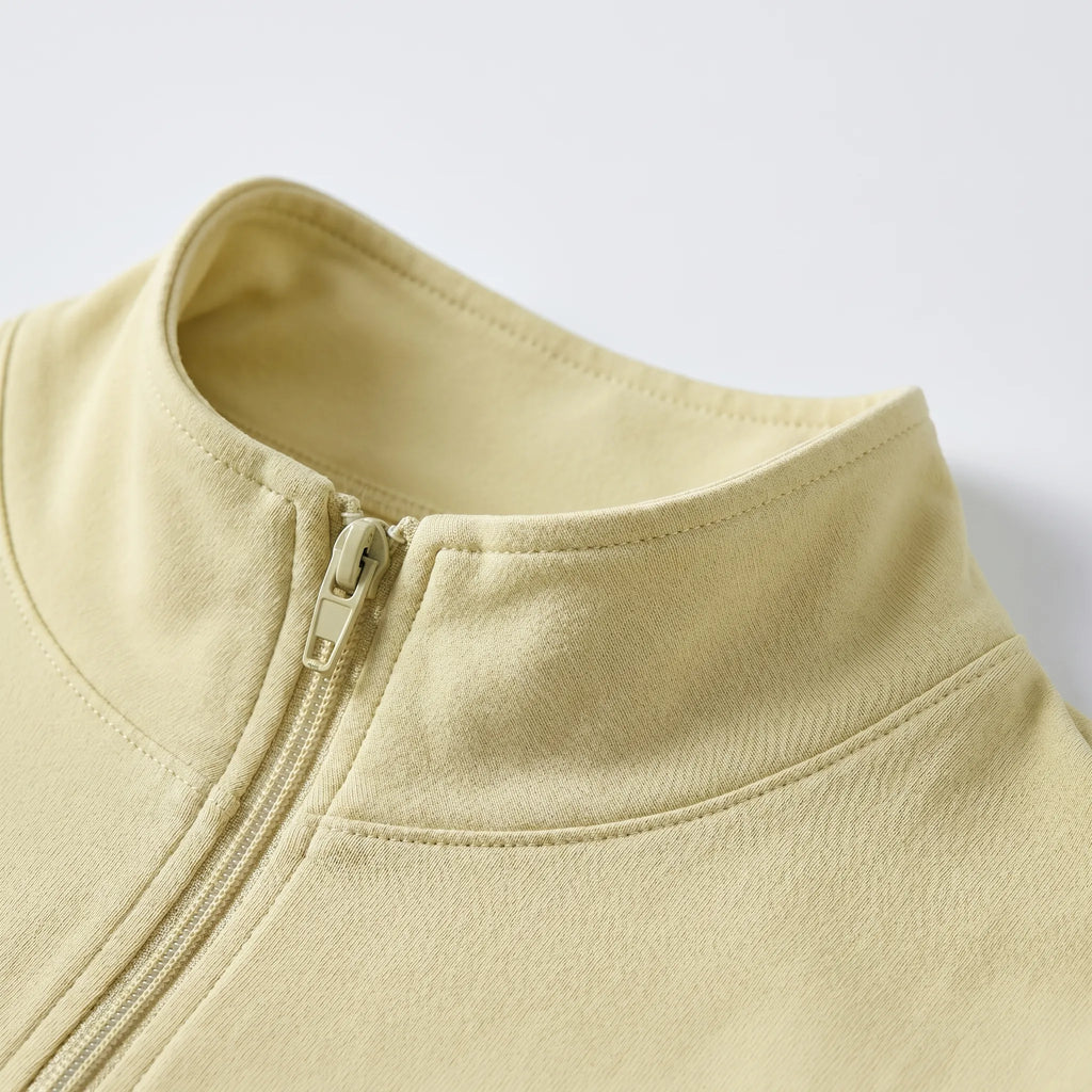 Women's Zip Up Long Sleeve Fitted