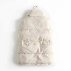 Women's Quilted Stand Collar Sleeveless