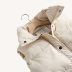 Women's Quilted Stand Collar Sleeveless