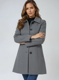 Women's Classic Fit and Flare Button Front