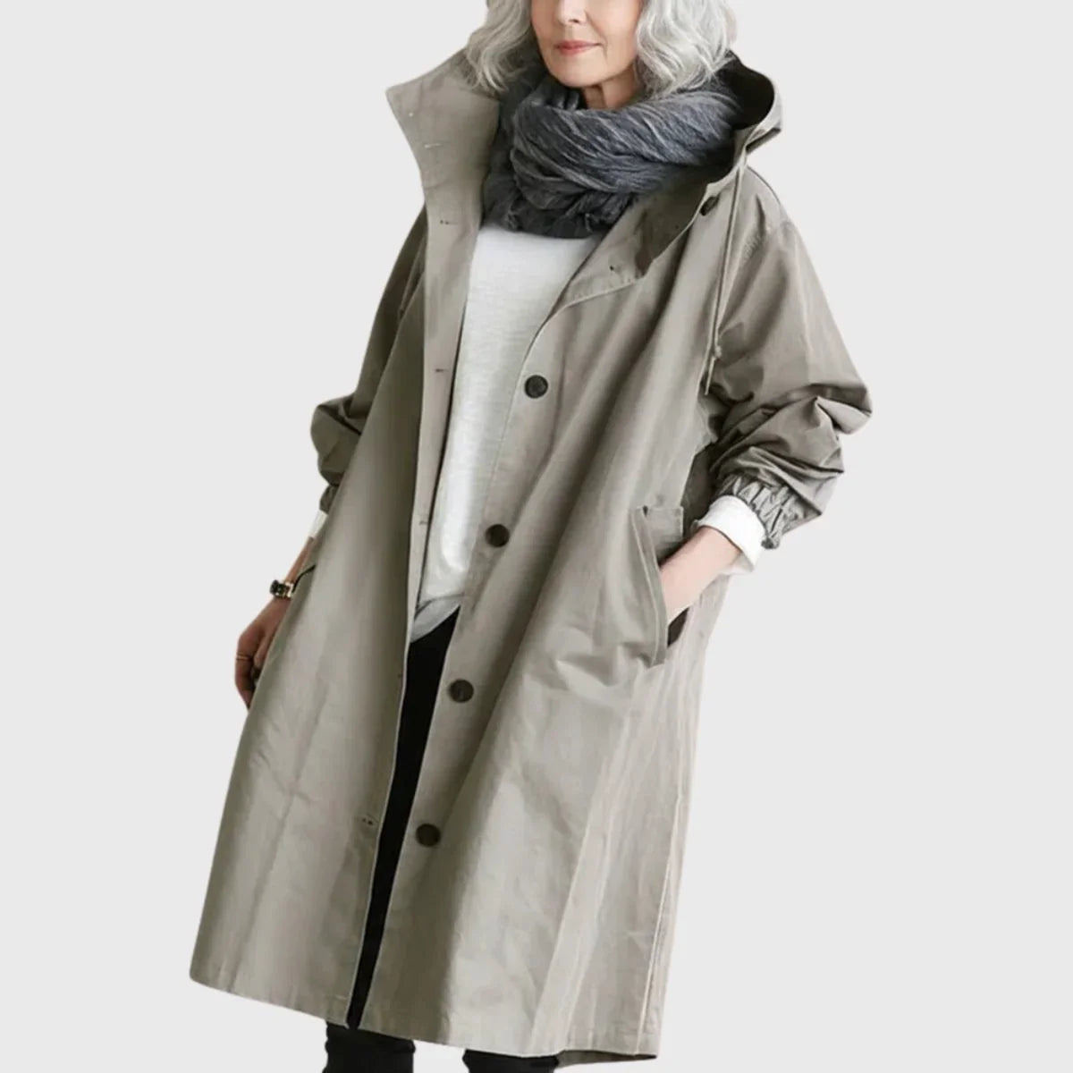 Women's Hooded Waterproof Fit Long Sleeve