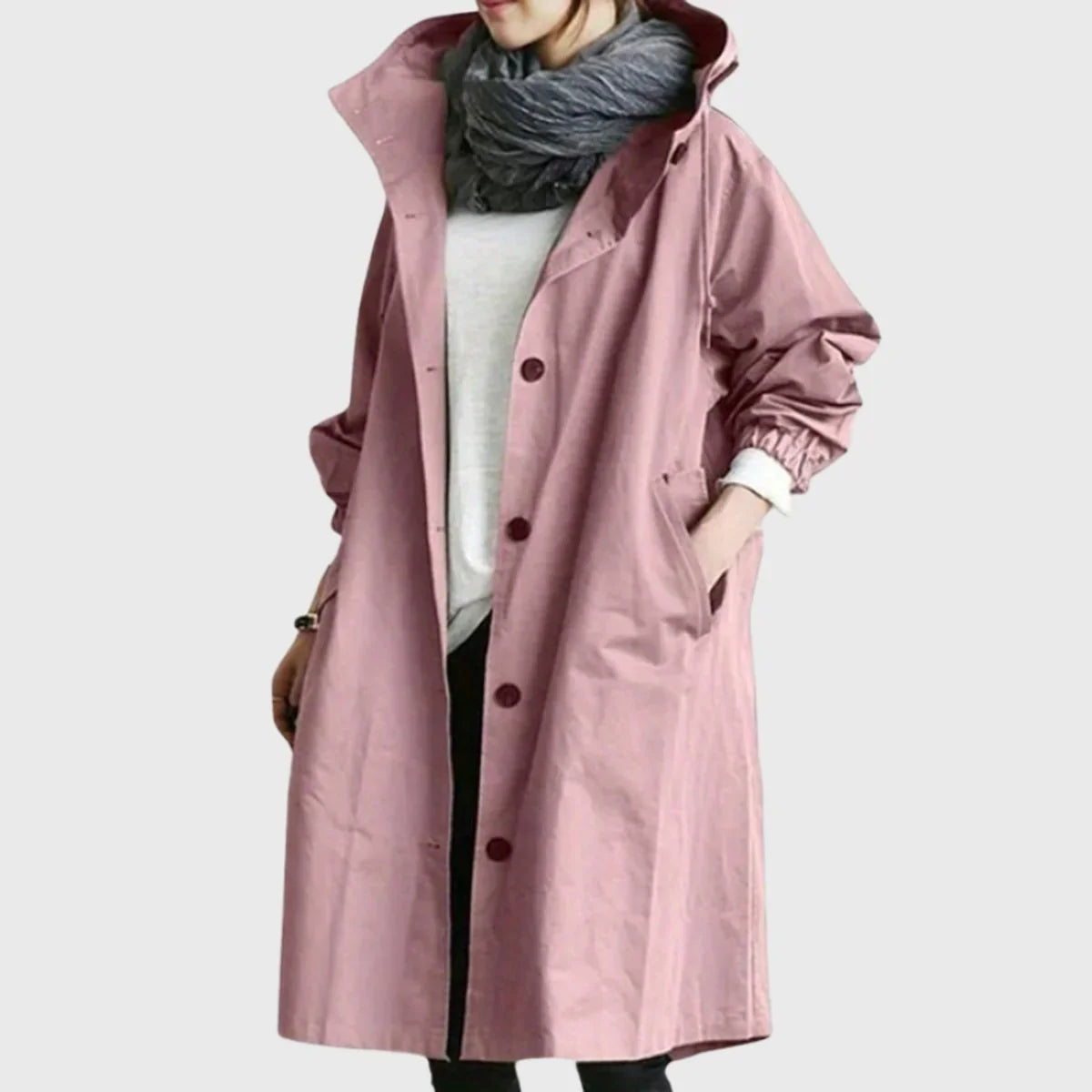 Women's Hooded Waterproof Fit Long Sleeve