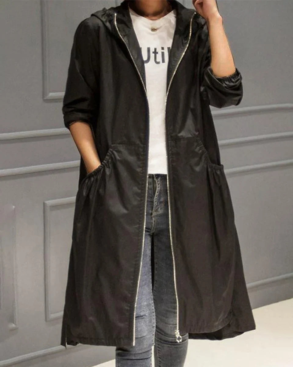 Women's Hooded Waterproof Zip-Up