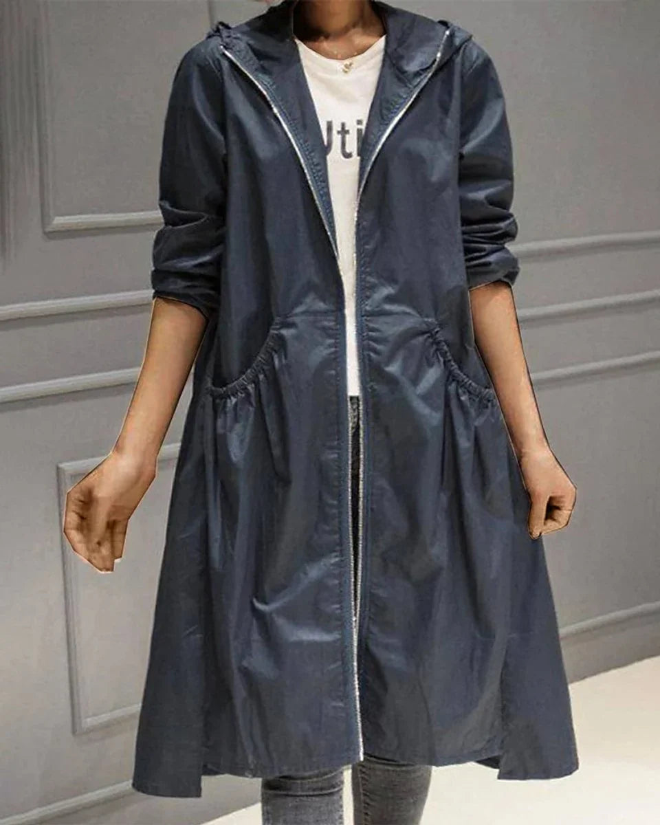 Women's Hooded Waterproof Zip-Up