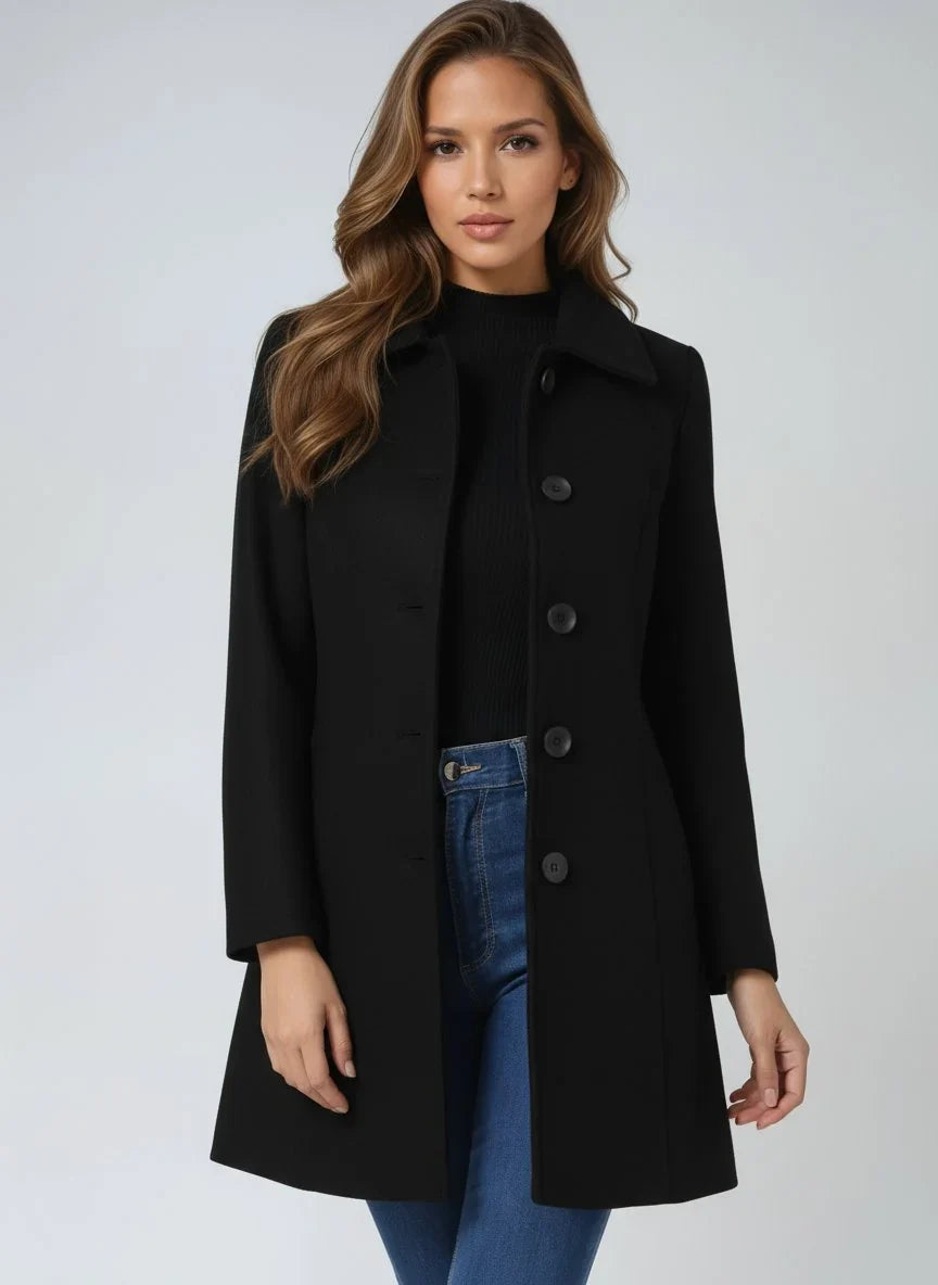 Women's Single-Breasted Structured Lapel