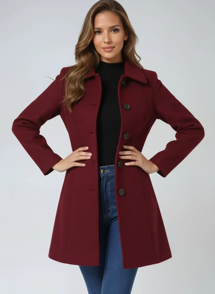 Women's Single-Breasted Structured Lapel