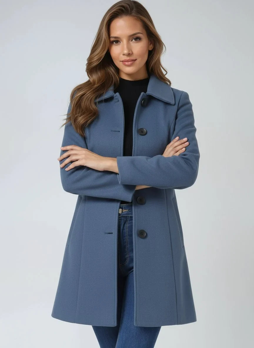 Women's Single-Breasted Structured Lapel