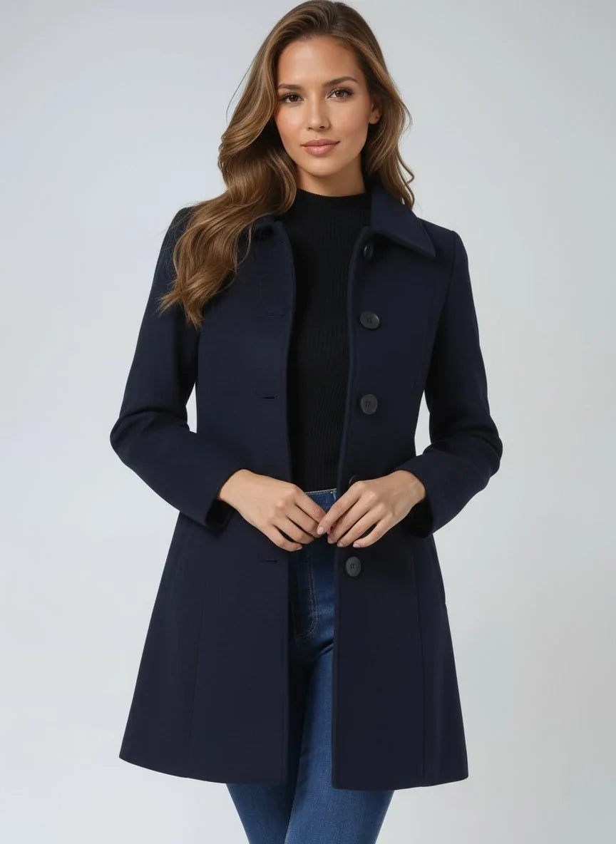 Women's Single-Breasted Structured Lapel