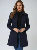Women's Single-Breasted Structured Lapel