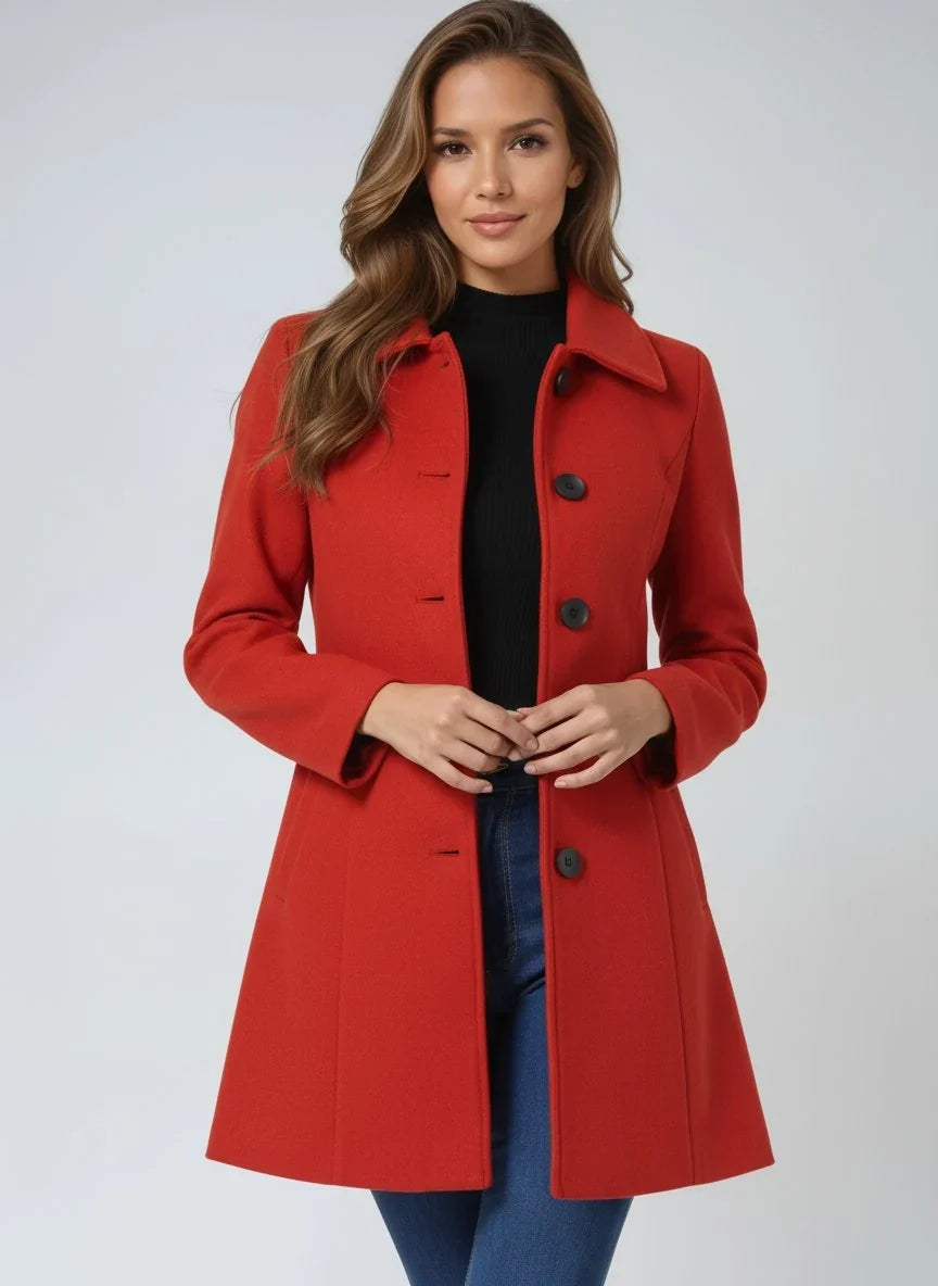 Women's Single-Breasted Structured Lapel