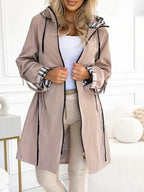 Women's Zip-Up Longline Hooded