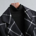 Women's Plaid Lapel Single Button