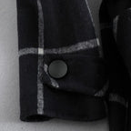 Women's Plaid Lapel Single Button